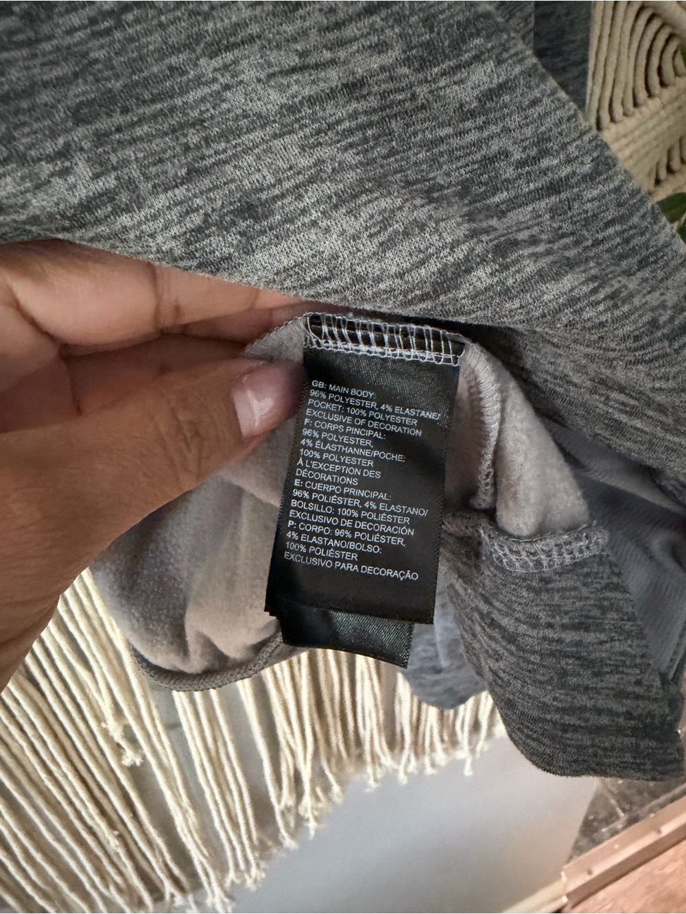 The North Face Women's Gray Pullover Hoodie with Kangaroo Pocket - Picture 8 of 11
